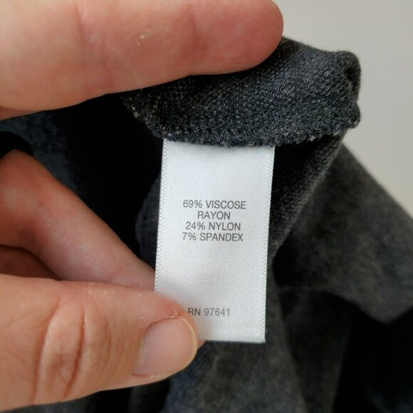 J. Jill Pants Womens Small Petite Ponte Full Leg Checked Pull On Stretch Mid - Picture 6 of 11